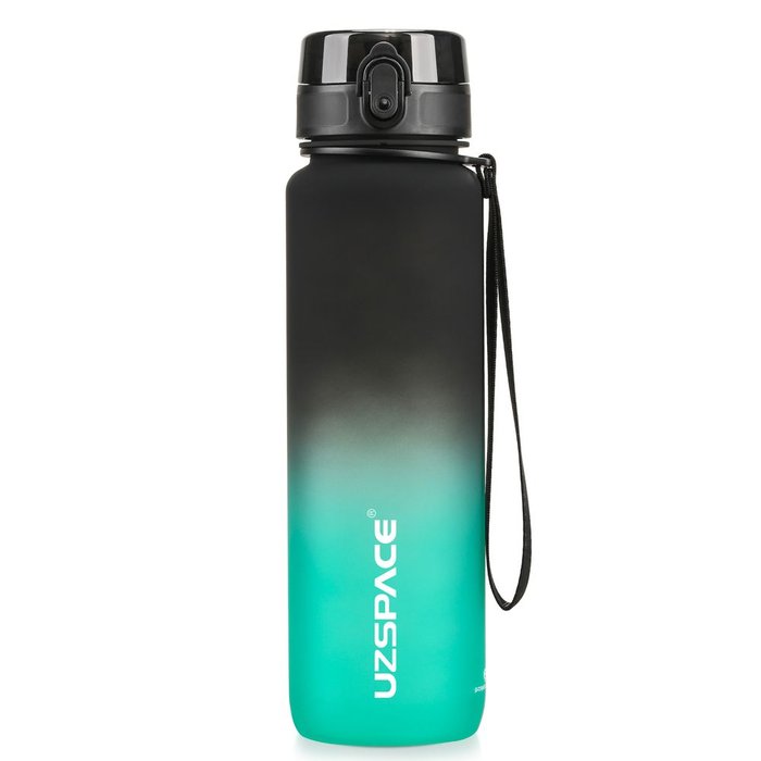 Botellin Tritan colorful-Negro/verde 1000ml